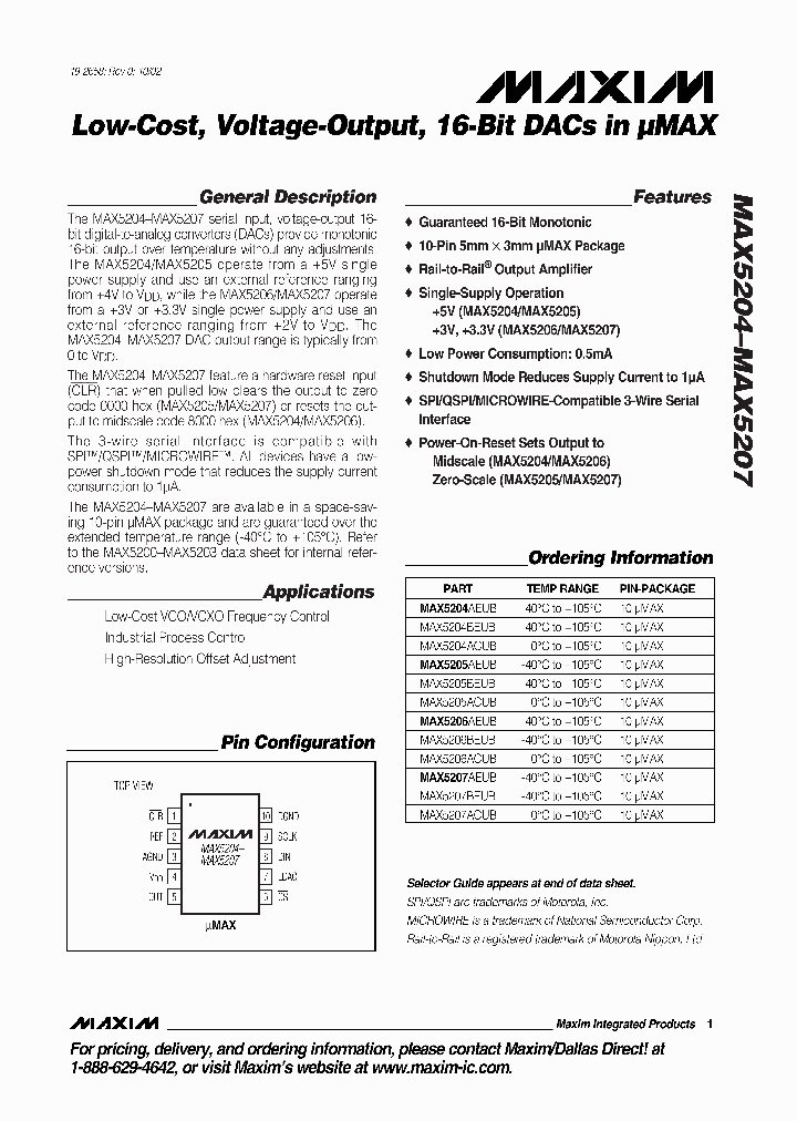 MAX5204_185727.PDF Datasheet