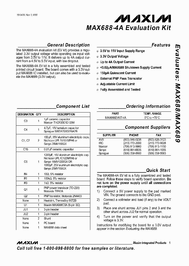 MAX688EVKIT-4A_276322.PDF Datasheet