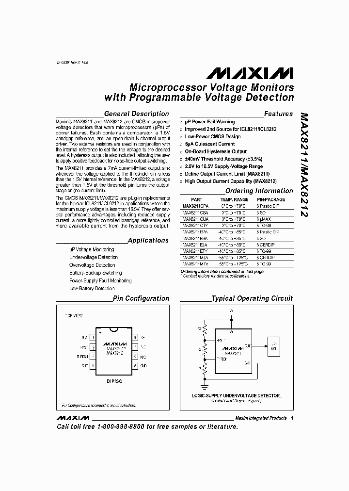 MAX8212_212178.PDF Datasheet