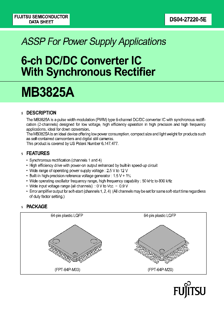 MB3825A_289400.PDF Datasheet