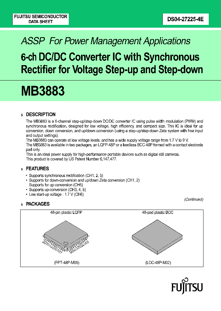 MB3883_294543.PDF Datasheet
