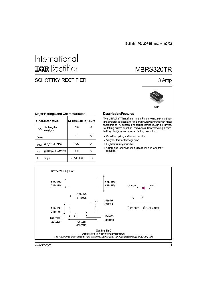 MBRS320TR_209322.PDF Datasheet