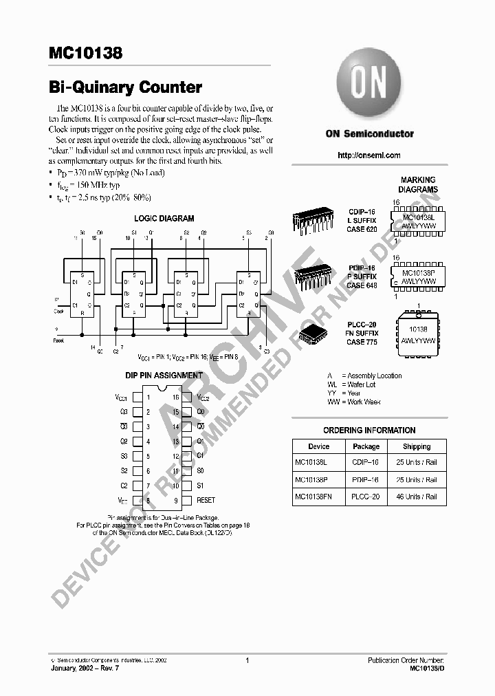 MC10138L_293874.PDF Datasheet