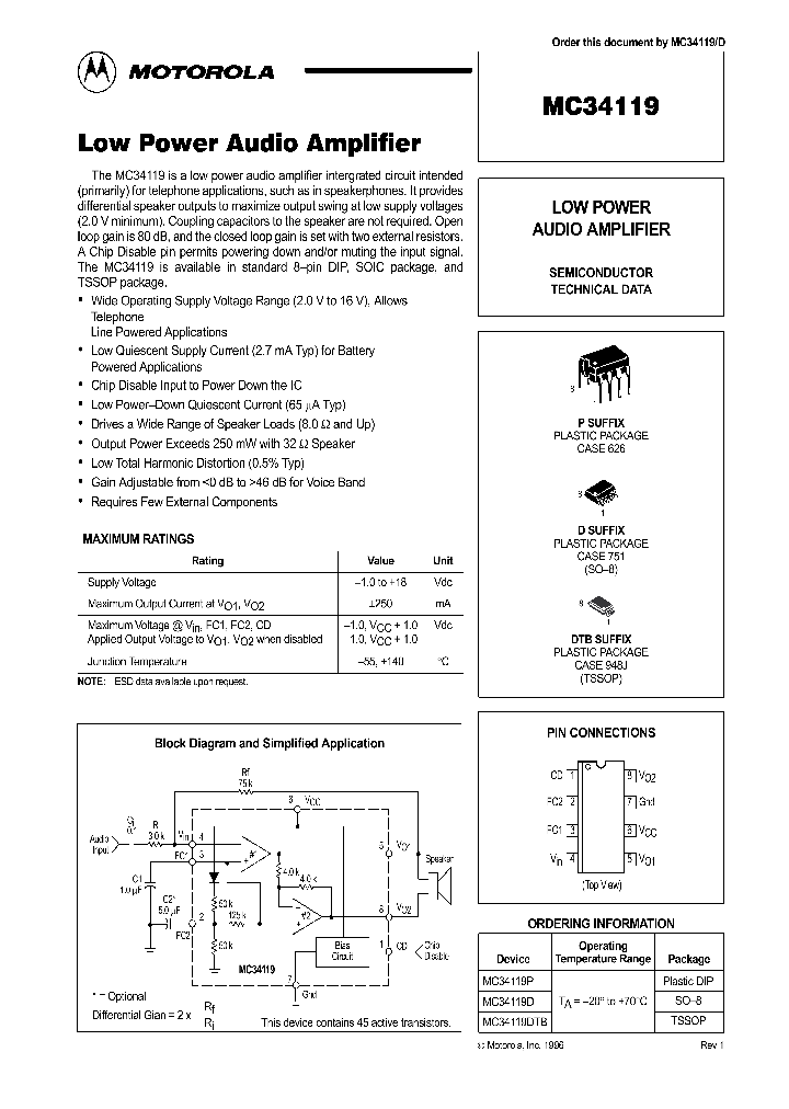 MC34119_30990.PDF Datasheet