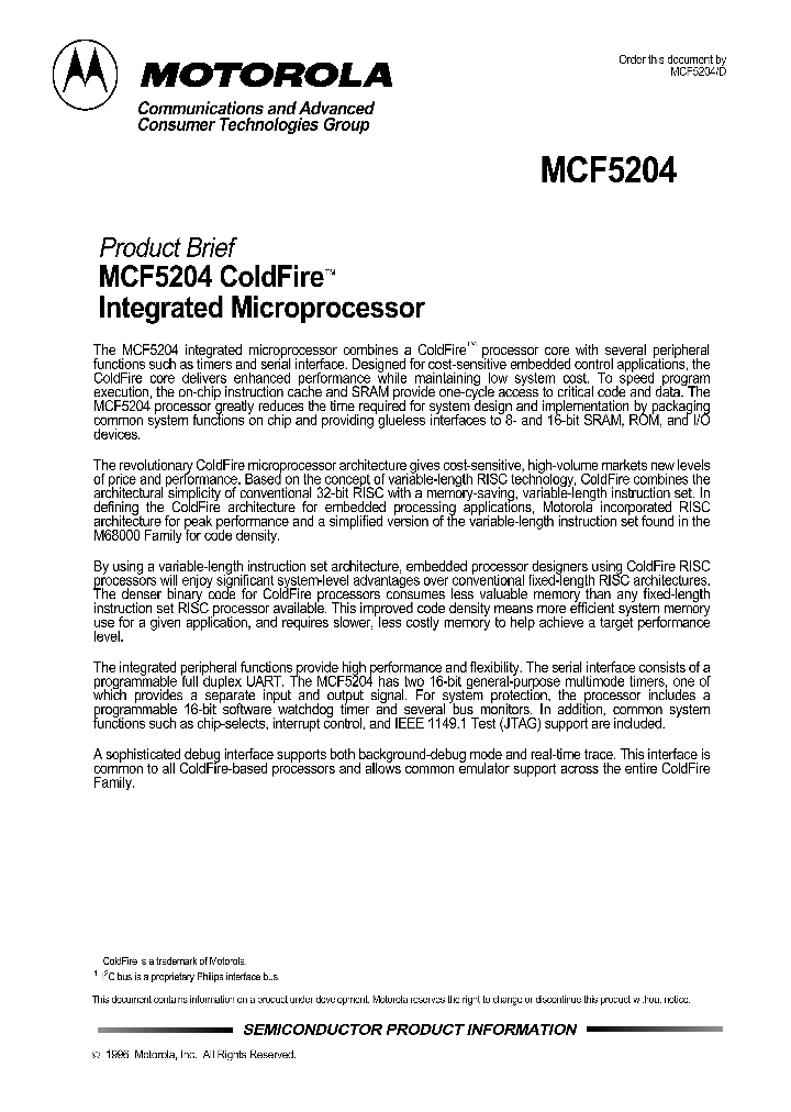 MCF5204_284231.PDF Datasheet