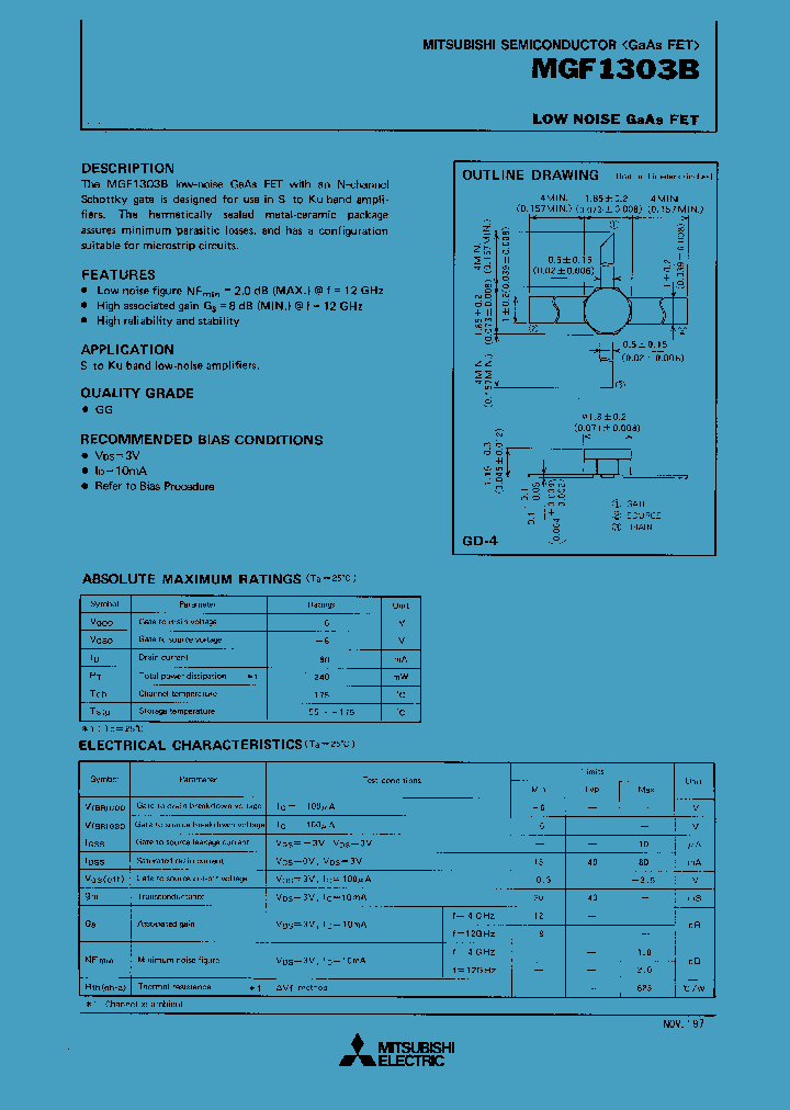 MGF1303B_299638.PDF Datasheet