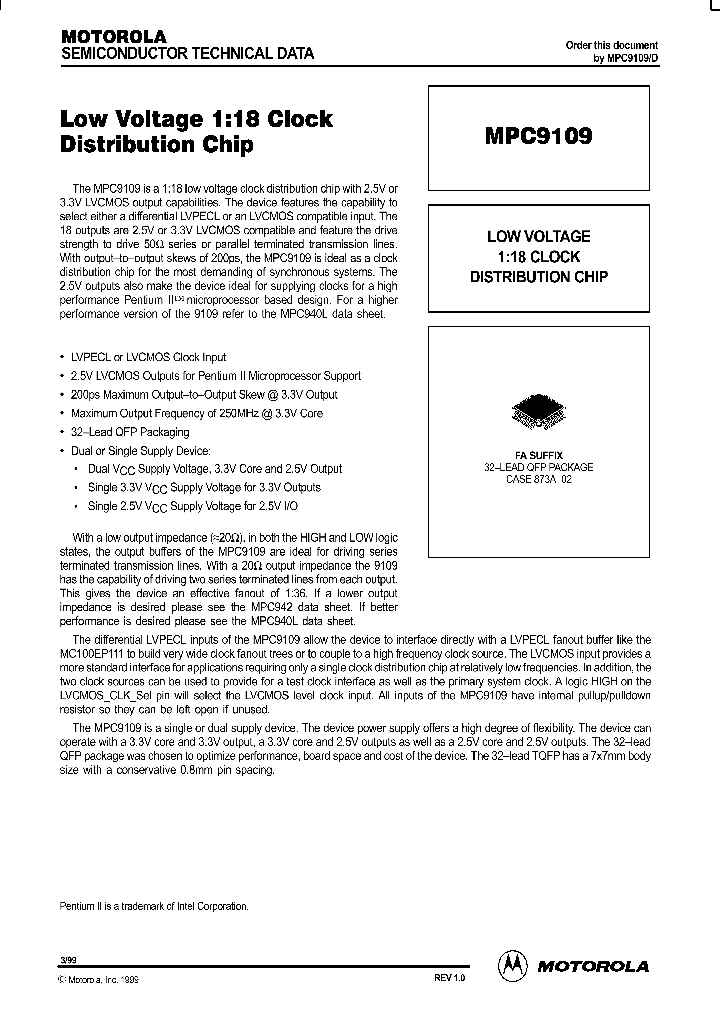 MPC9109_289121.PDF Datasheet