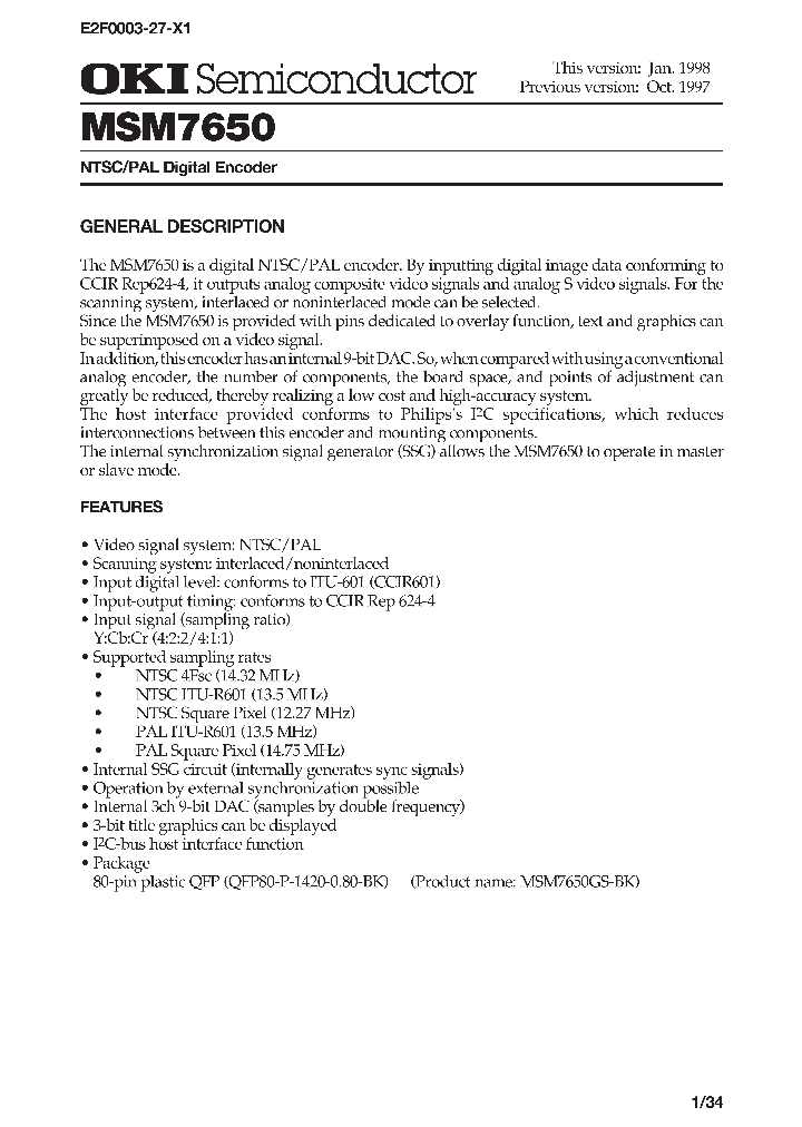 MSM7650_279093.PDF Datasheet