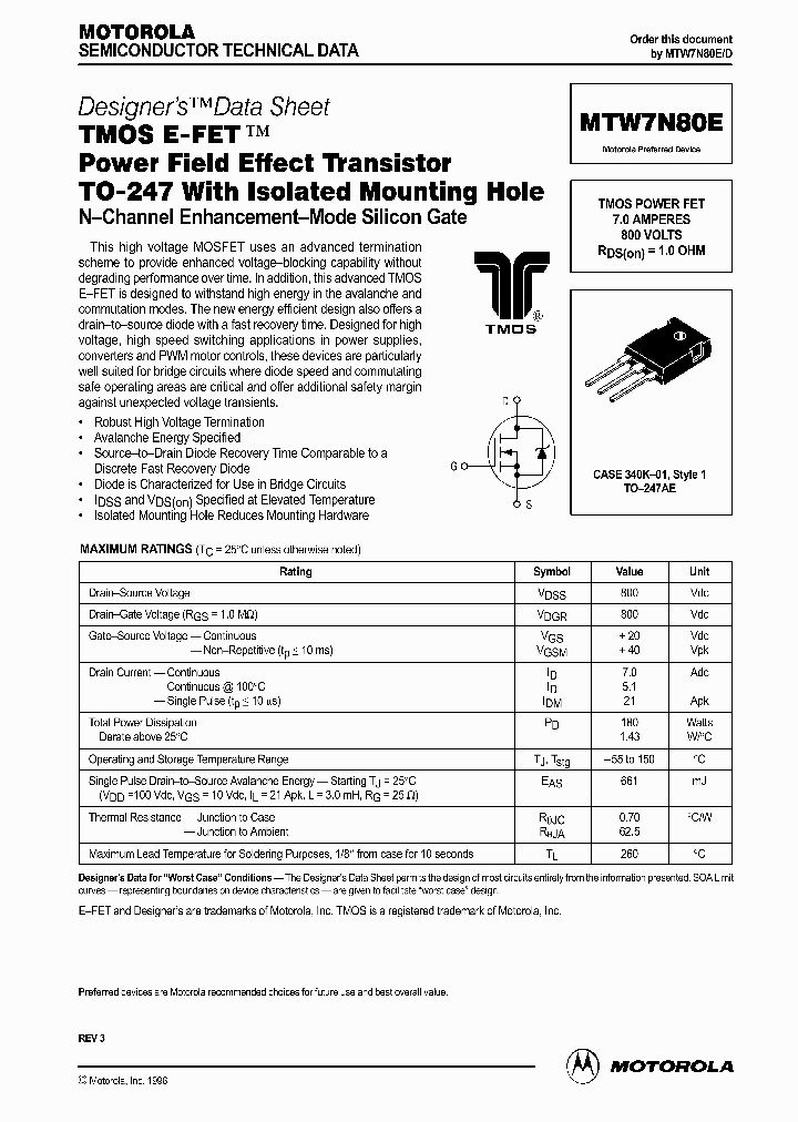 MTW7N80ED_290730.PDF Datasheet