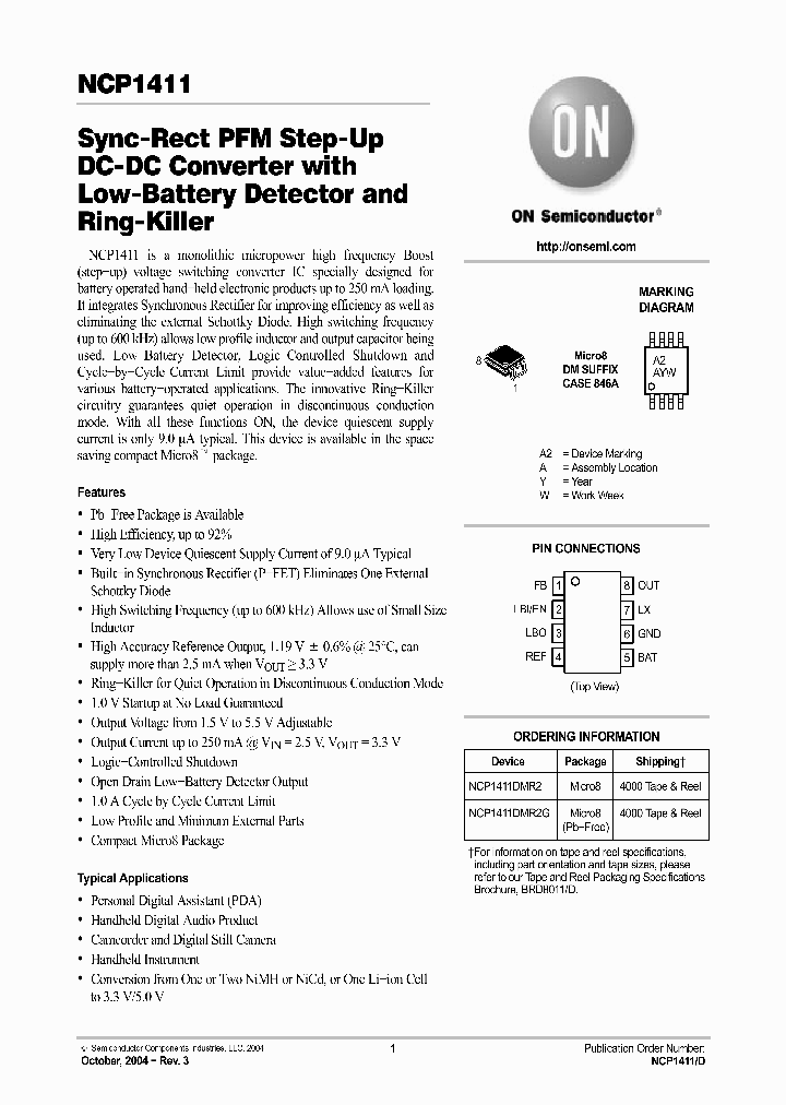 NCP1411DMR_287260.PDF Datasheet