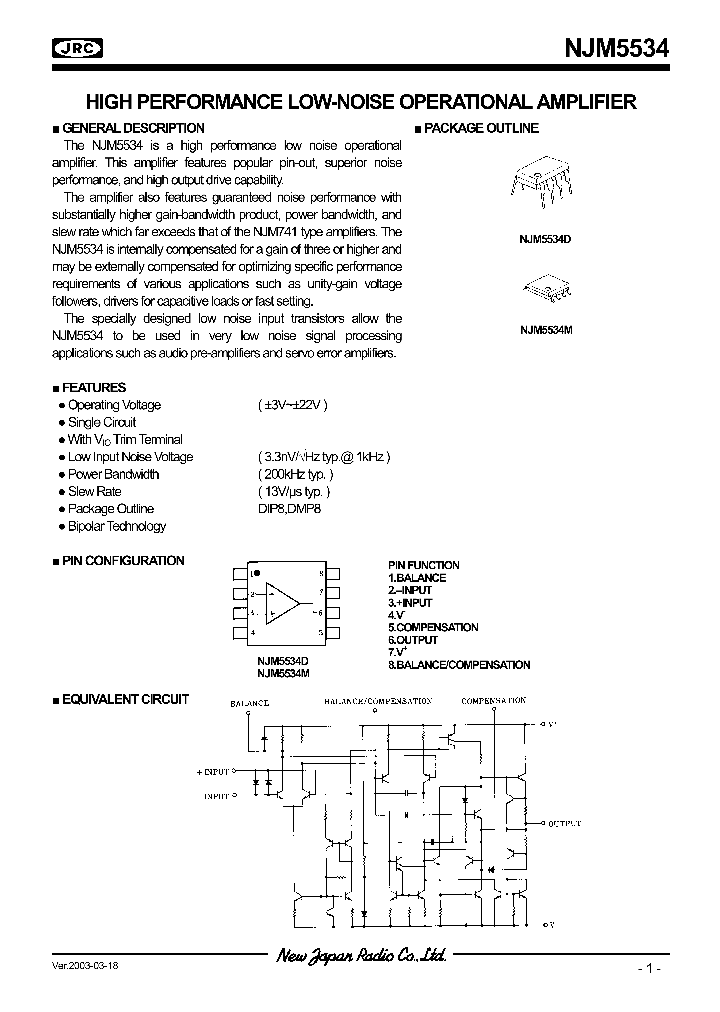 NJM5534_288863.PDF Datasheet