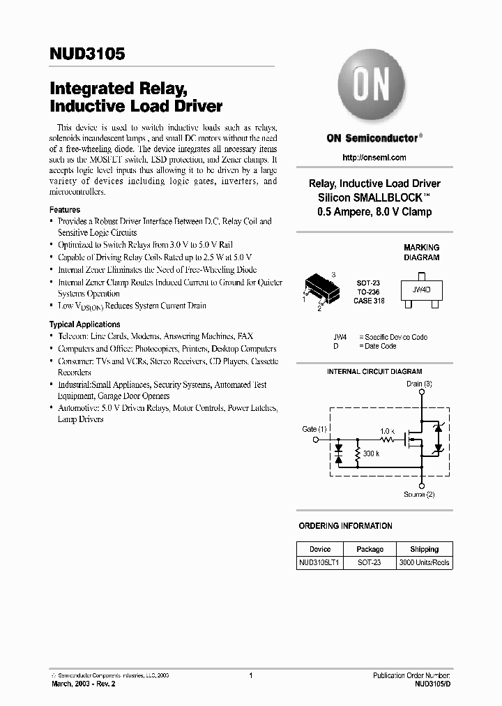 NUD3105-D_288533.PDF Datasheet