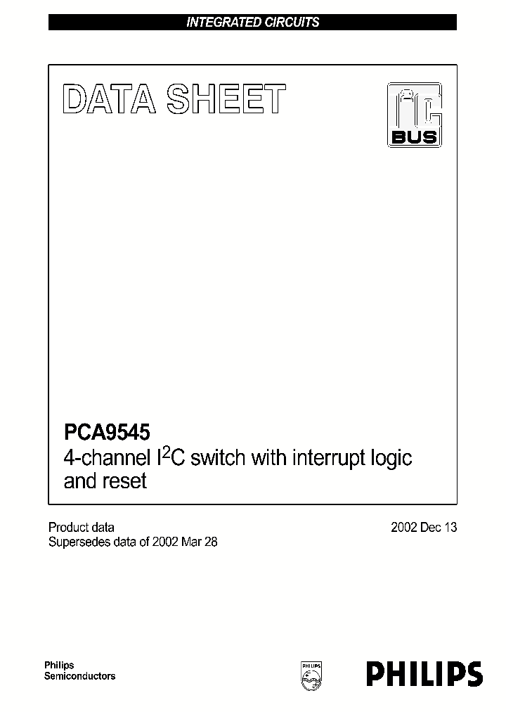 PCA9545_305170.PDF Datasheet