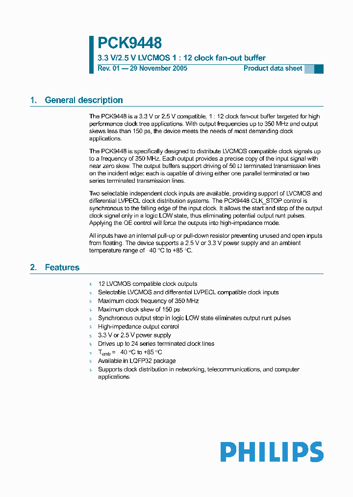 PCK9448_280378.PDF Datasheet