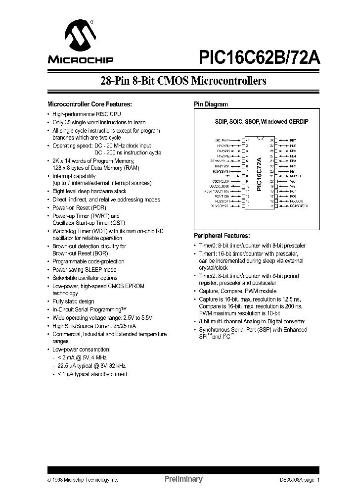 PIC16C72A-04JW_50770.PDF Datasheet