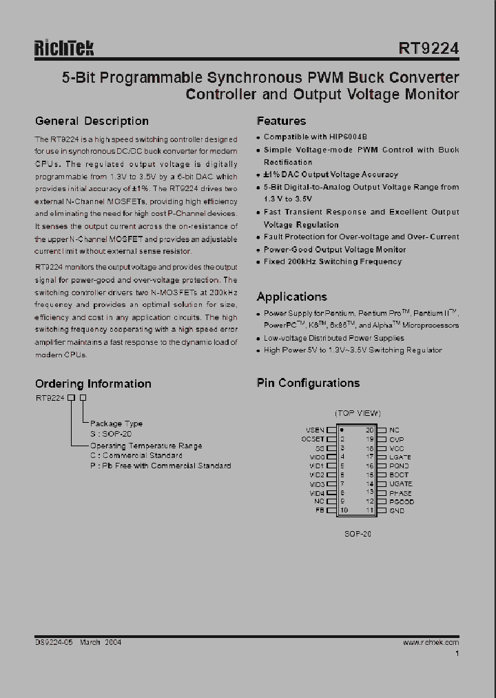 RT9224PS_287119.PDF Datasheet