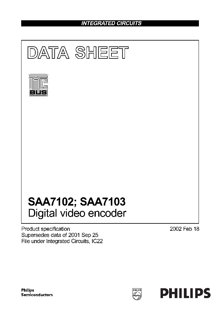 SAA7102_263195.PDF Datasheet