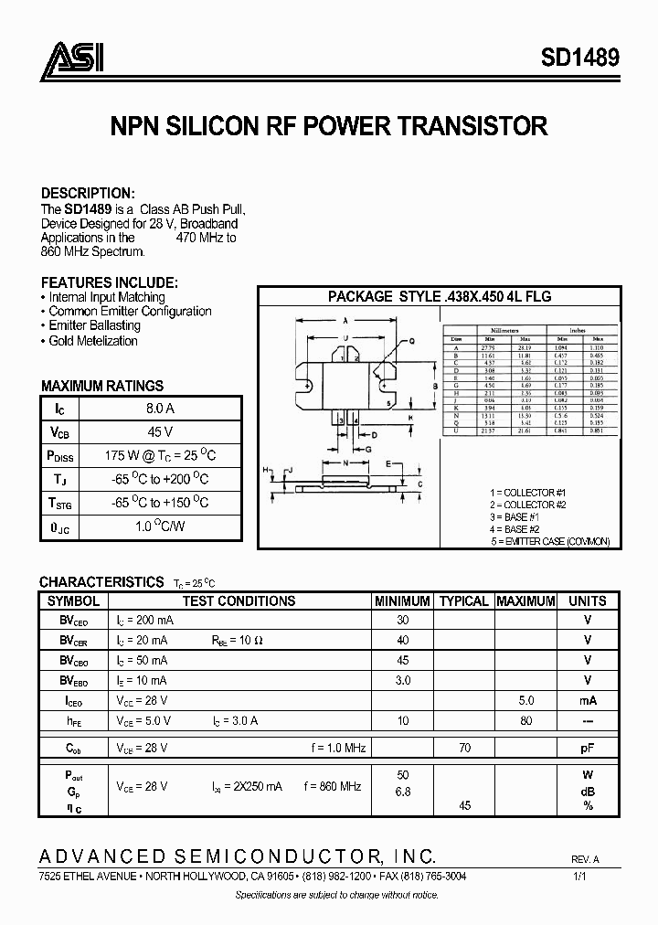 SD1489_285180.PDF Datasheet