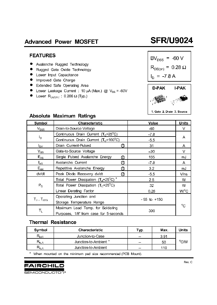 SFR9024_209988.PDF Datasheet