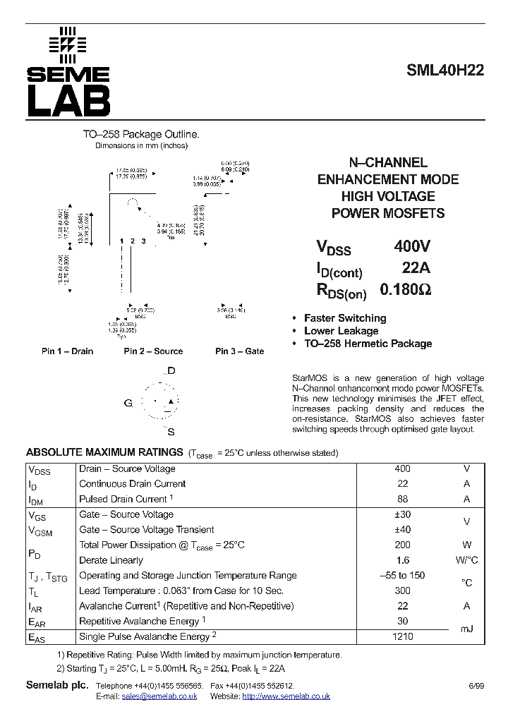 SML40H22_41451.PDF Datasheet