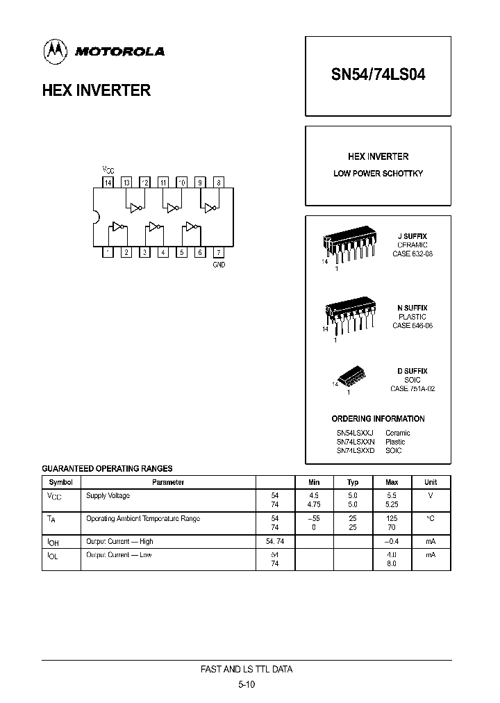 SN74LS04D_301119.PDF Datasheet