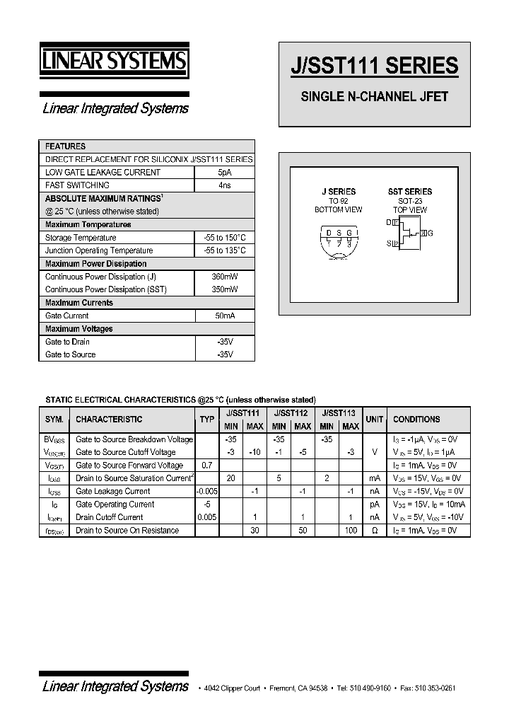 JSST111_247032.PDF Datasheet