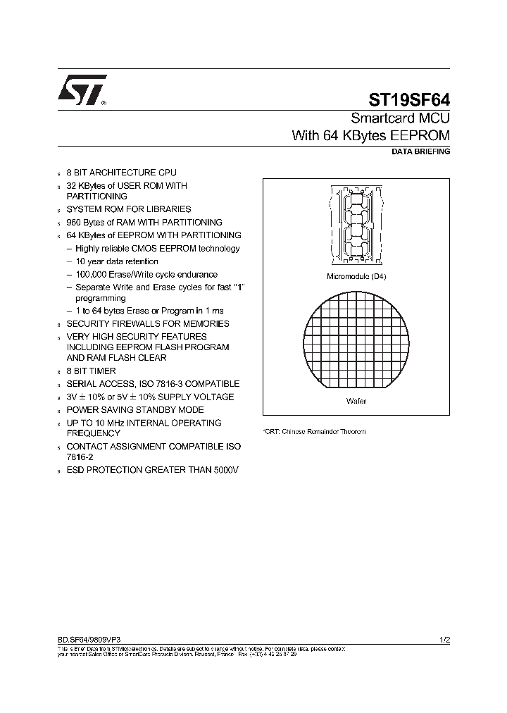 ST19SF64_288994.PDF Datasheet