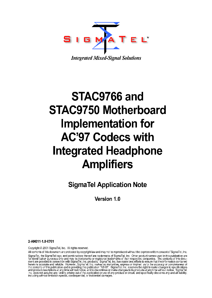 STAC9750_202976.PDF Datasheet