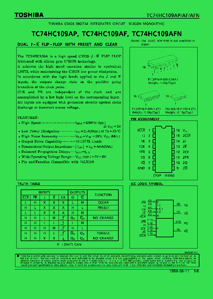 TC74HC109AFN_277397.PDF Datasheet