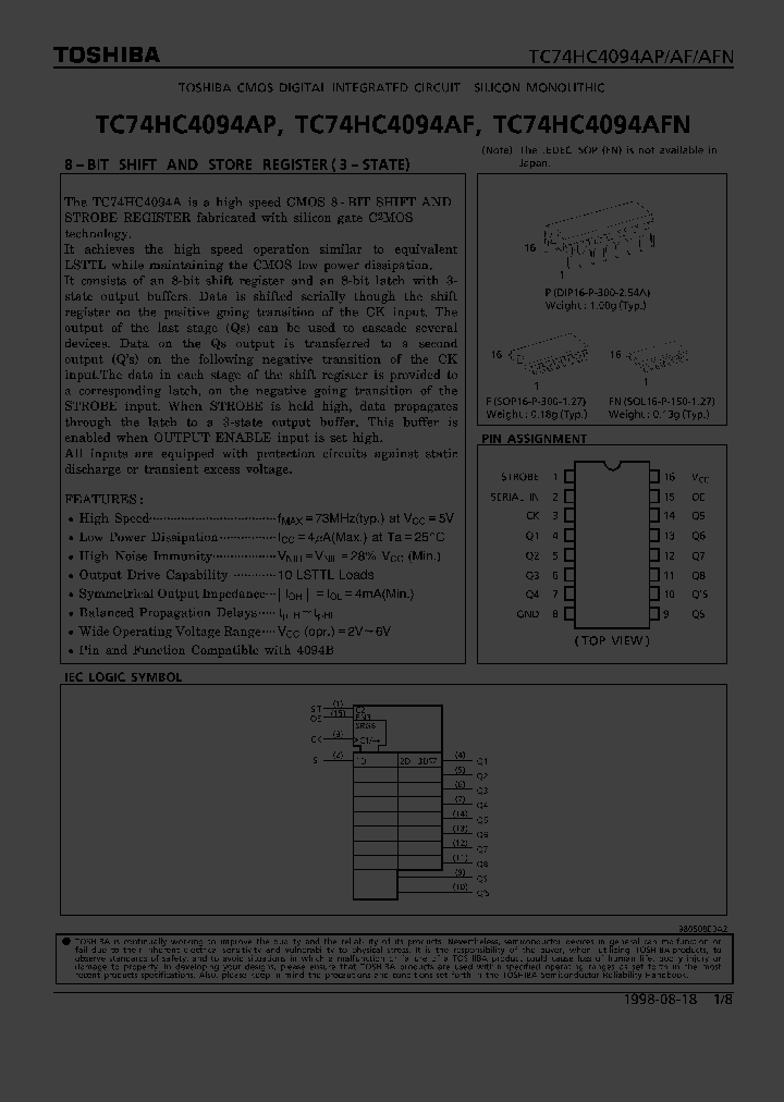 TC74HC4094AF_100263.PDF Datasheet