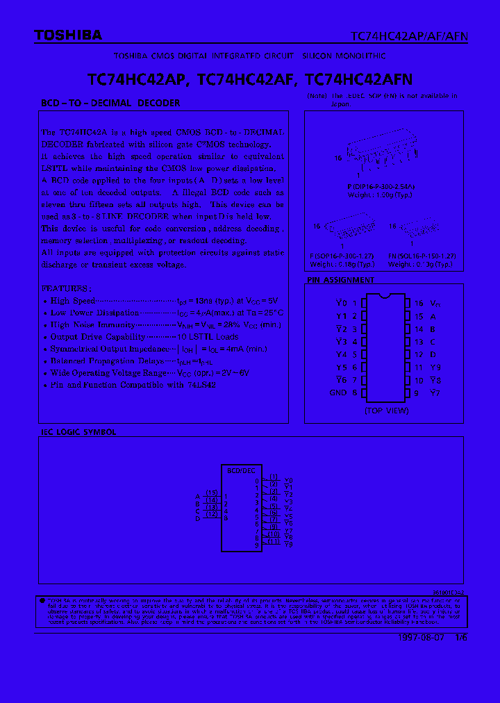 TC74HC42AFN_291898.PDF Datasheet