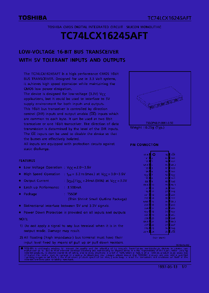 TC74LCX16245AFT_294529.PDF Datasheet