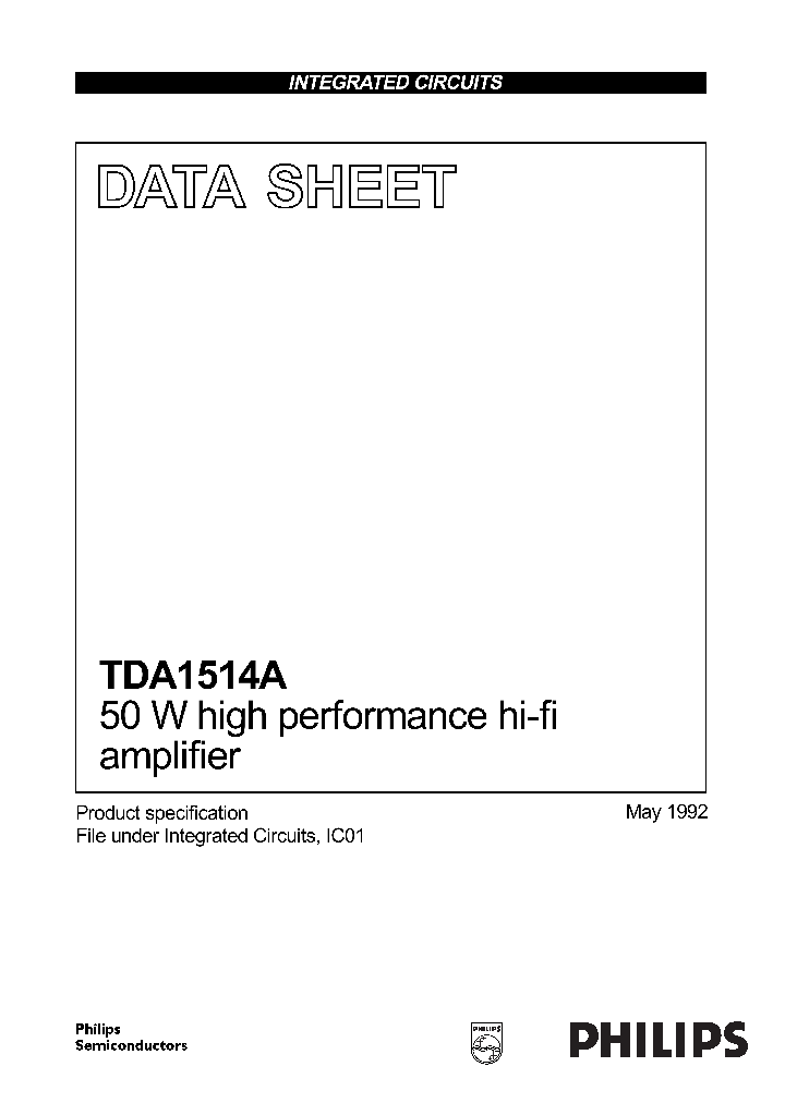 TDA1514A_273586.PDF Datasheet