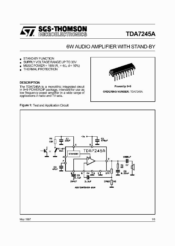 TDA7245A_223428.PDF Datasheet