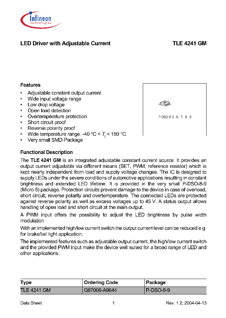 TLE4241_290510.PDF Datasheet