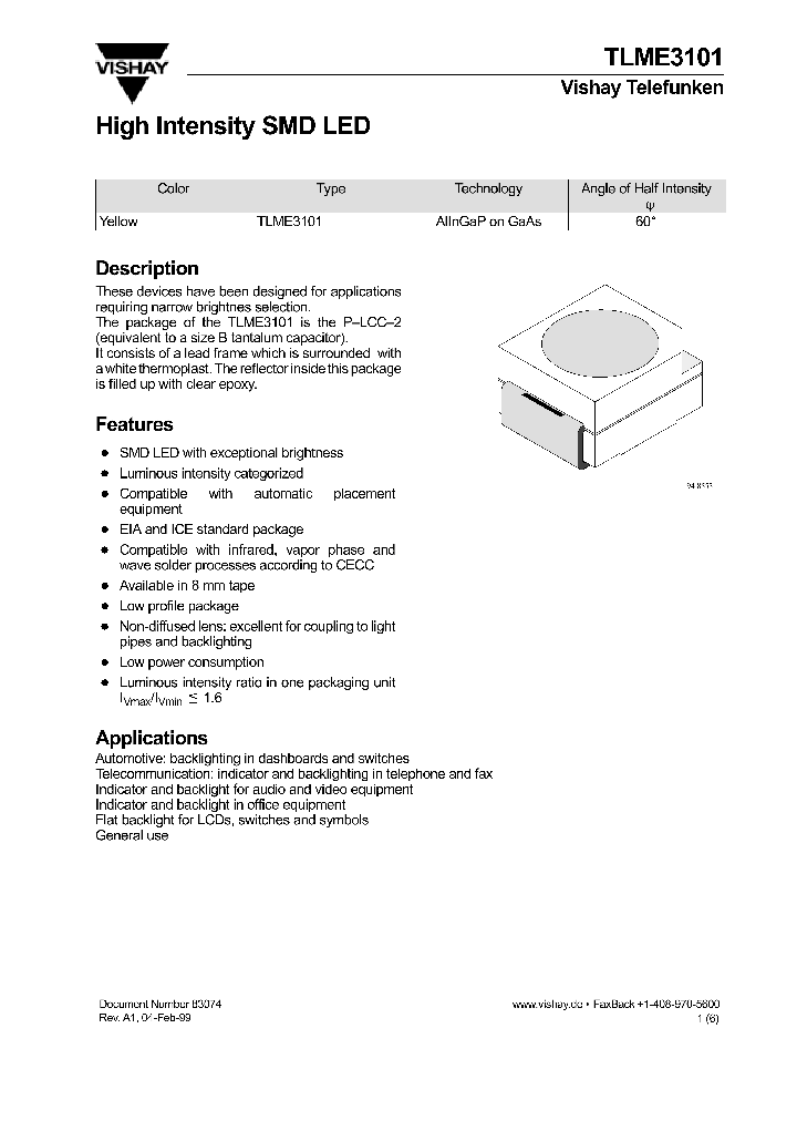 TLME3101_285401.PDF Datasheet