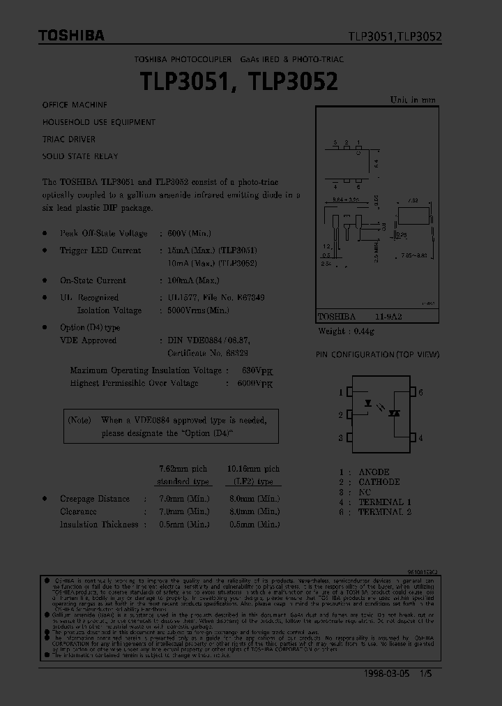 TLP3052_286886.PDF Datasheet