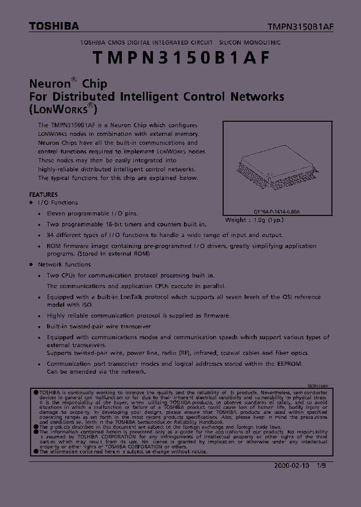 TMPN3150B1AF_278383.PDF Datasheet