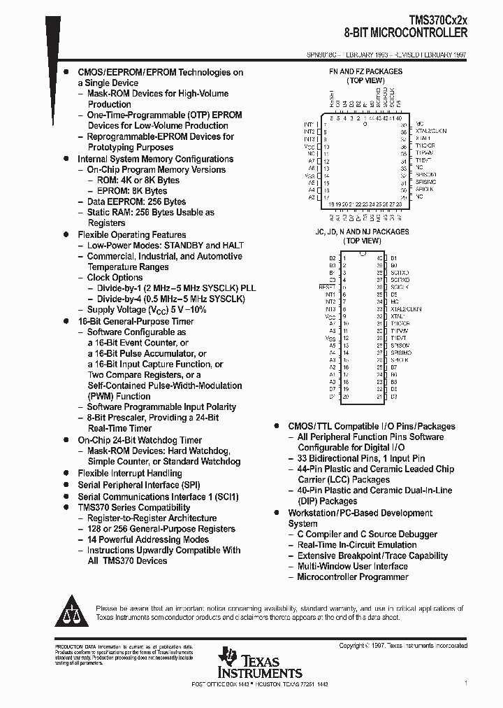 TMS370C722_303666.PDF Datasheet