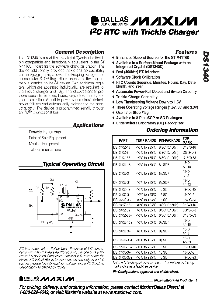 DS1340_195113.PDF Datasheet