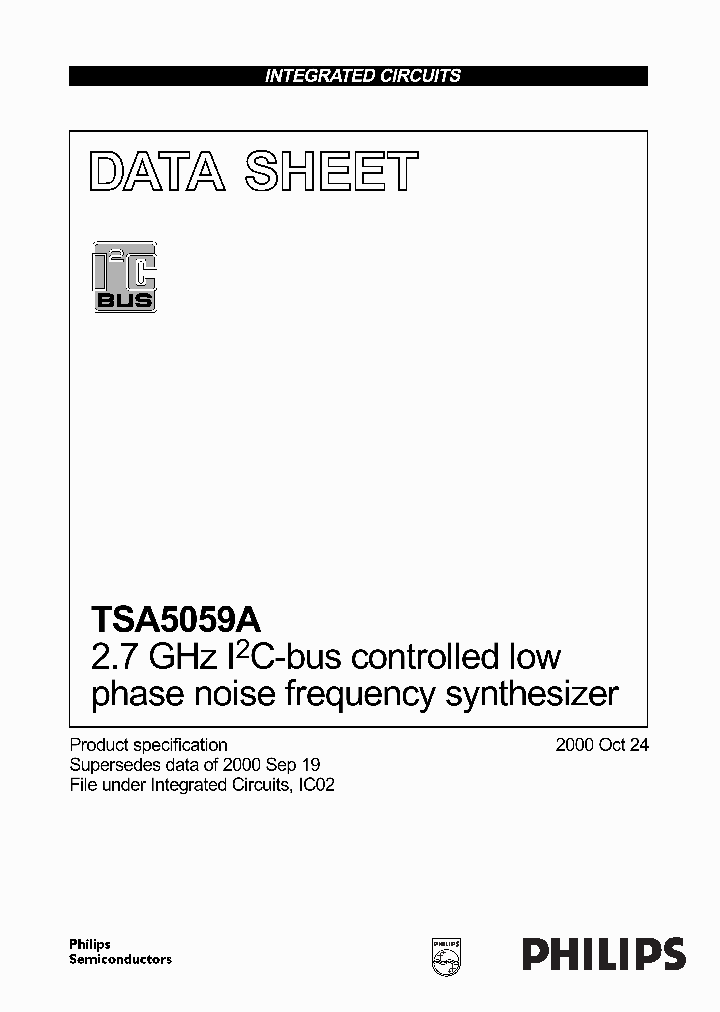 TSA5059A_63387.PDF Datasheet