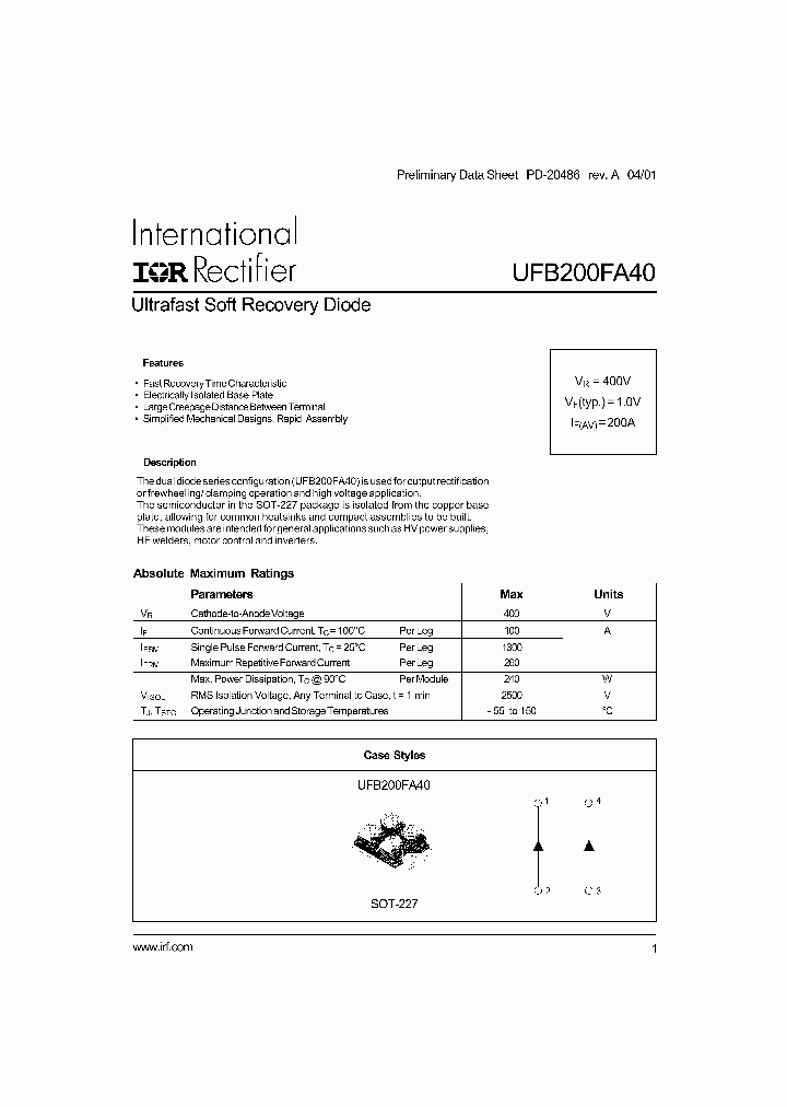 UFB200FA40_258513.PDF Datasheet