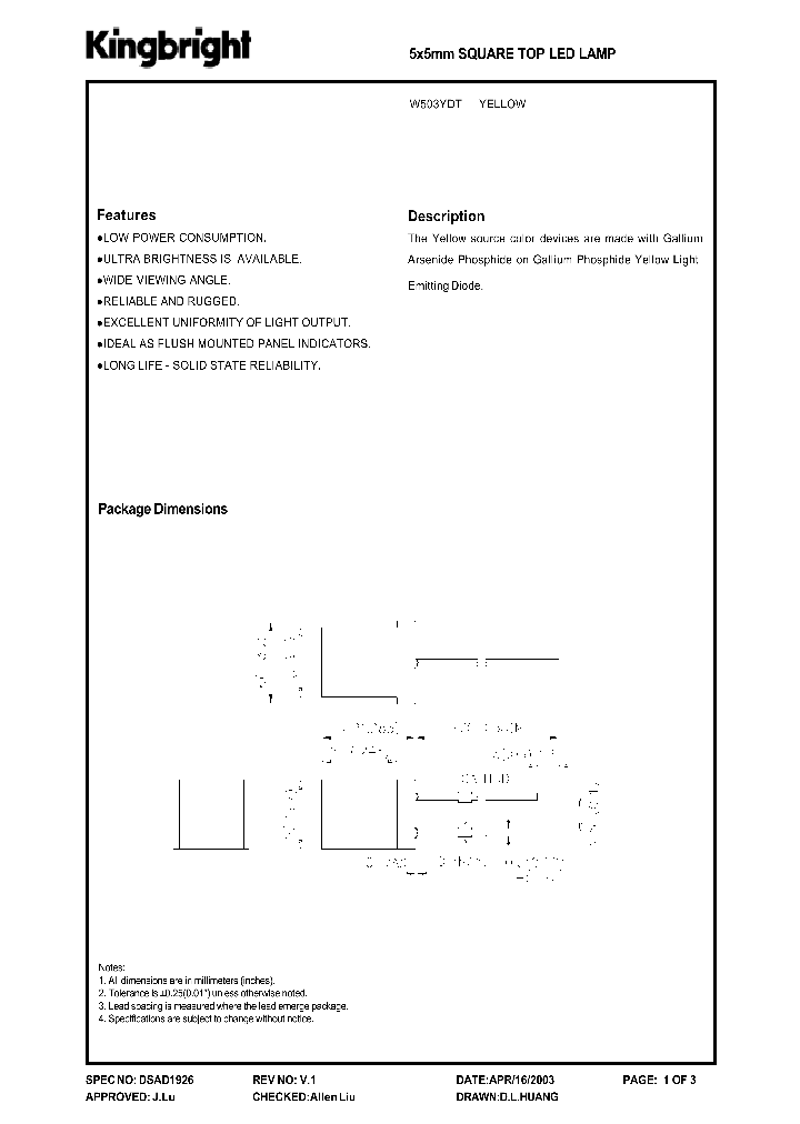 W503YDT_273061.PDF Datasheet