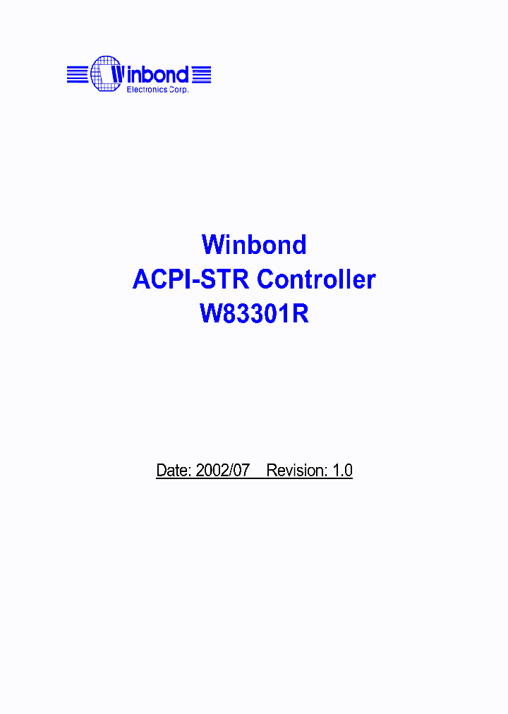 W83301R_240863.PDF Datasheet