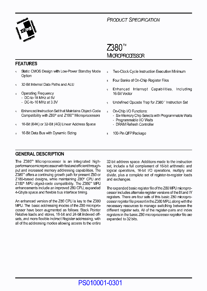 Z8038018FSC_273219.PDF Datasheet
