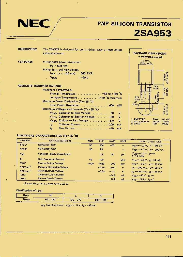 2SA953_264804.PDF Datasheet