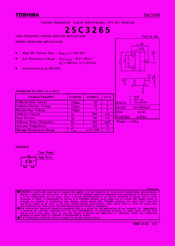 2SC3265_240860.PDF Datasheet