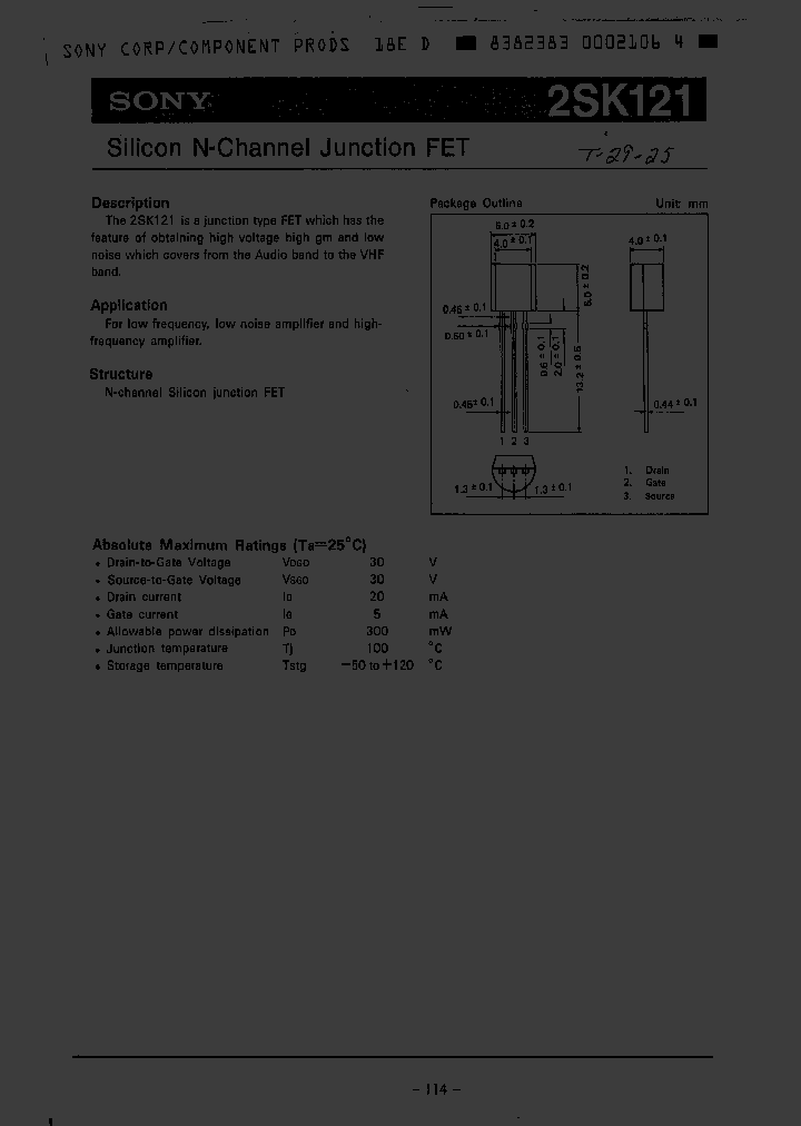 2SK121_219982.PDF Datasheet