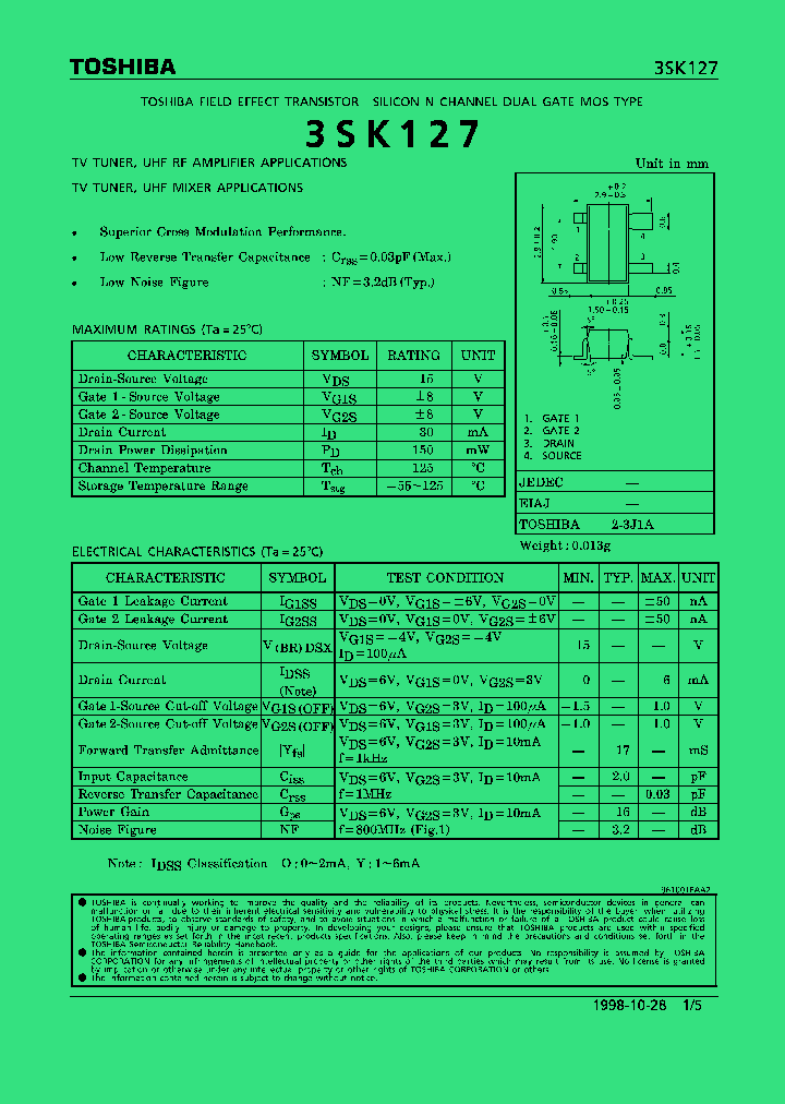 3SK127_203028.PDF Datasheet