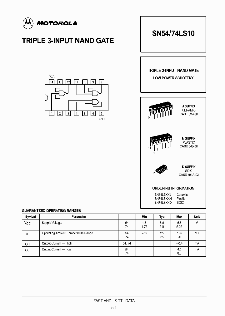 74LS10_221815.PDF Datasheet